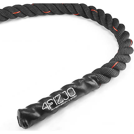 Канат тренувальний 4FIZJO Battle Rope 12 м для кросфіту 4FJ0258 Poland, фото 3