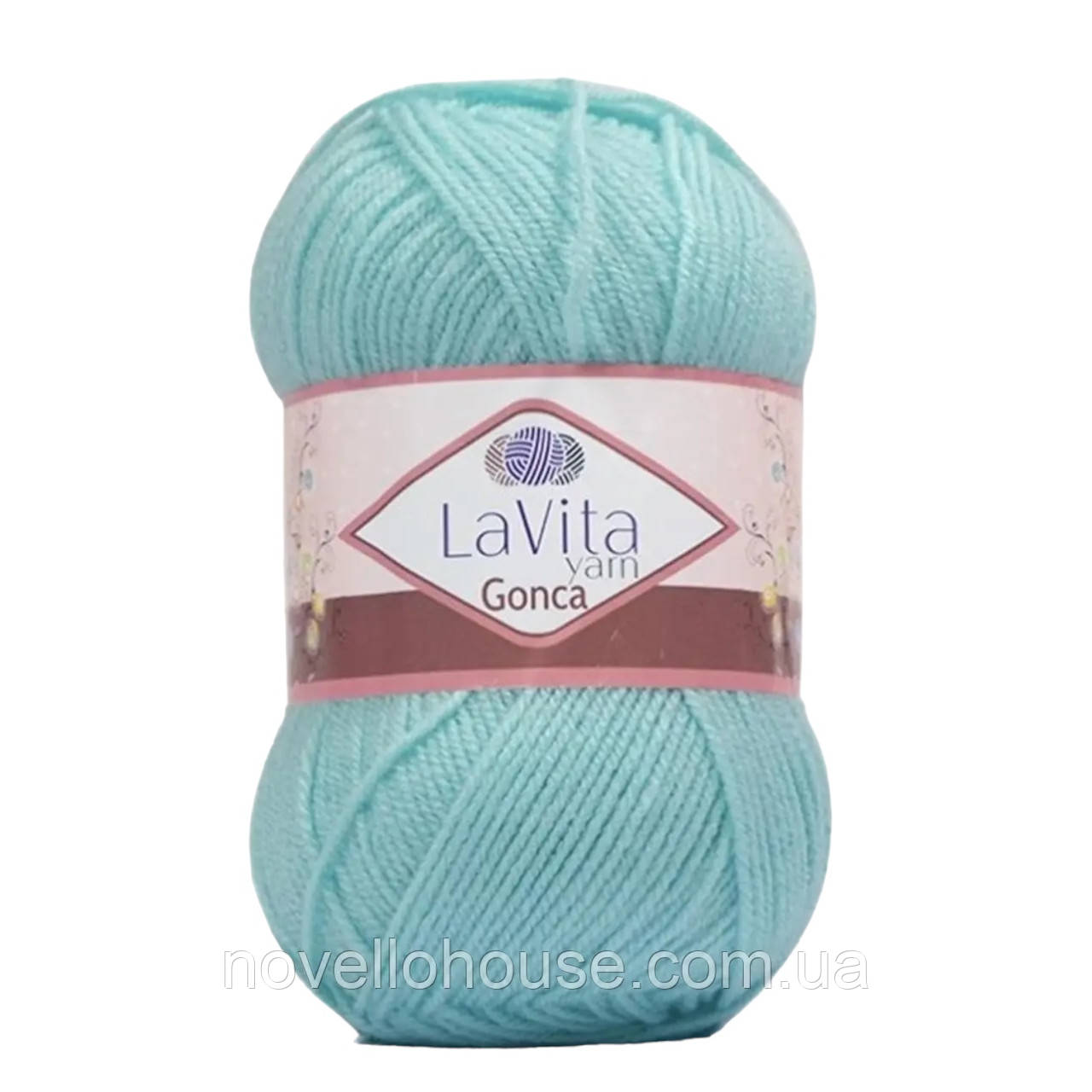 LaVita GONCA (Гонка) № 5027 м'ятний (Пряжа акрил, нитки для в'язання)