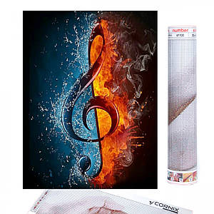 Набір алмазної мозаїки (вишивки) Cornix Art 40 x 30 см AY12 Poland