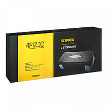 Степ-платформа 2-ступенева 4FIZJO 4FJ0176 Black/Yellow Poland, фото 4
