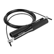 Скакалка швидкісна для кросфіту 4FIZJO Speed Rope 4FJ1158 Black Poland, фото 3