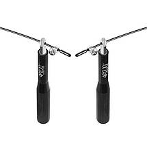 Скакалка швидкісна для кросфіту 4FIZJO Speed Rope 4FJ1158 Black Poland, фото 5
