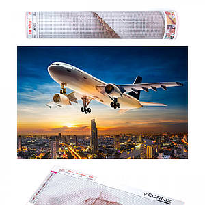 Набір алмазної мозаїки (вишивки) Cornix Art 40 x 30 см AY28 Poland