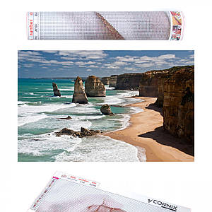 Набір алмазної мозаїки (вишивки) Cornix Art 40 x 30 см AY32 Poland