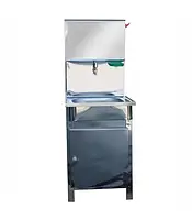 Умивальник із нержавіючої сталі з нержавіючим бачком