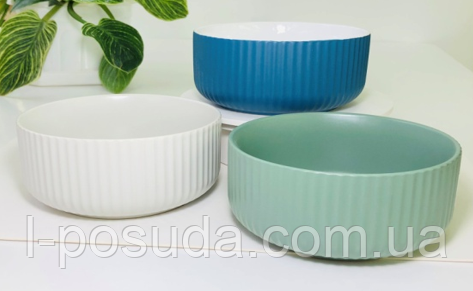 Керамічна салатник "Страйпс", 15.2*7.1см, фото 1