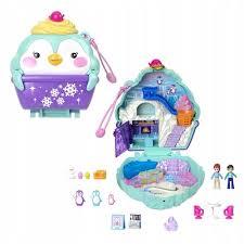 Компактний ігровий набір Polly Pocket Snow Sweet Penguin  Поллі покет пінгвін hrd34