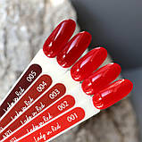 Лак для нігтів ArtiLux Lady in Red 005 Komilfo (sangria red, емаль), 8 мл, фото 2