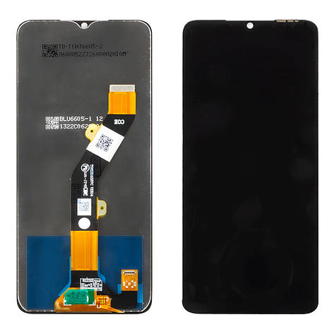 Дисплей ZTE Blade A54/A34 (2023) із чорним тачскрином, фото 1