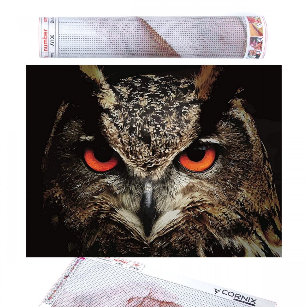 Набір алмазної мозаїки (вишивки) Cornix Art 40 x 30 см AY65 Poland