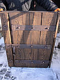 Двері з кованими накладками (ясен), фото 4