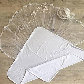 Куточок в пологовий будинок "Вуаль-1" кулір, фатин 80*80 см Betis Білий