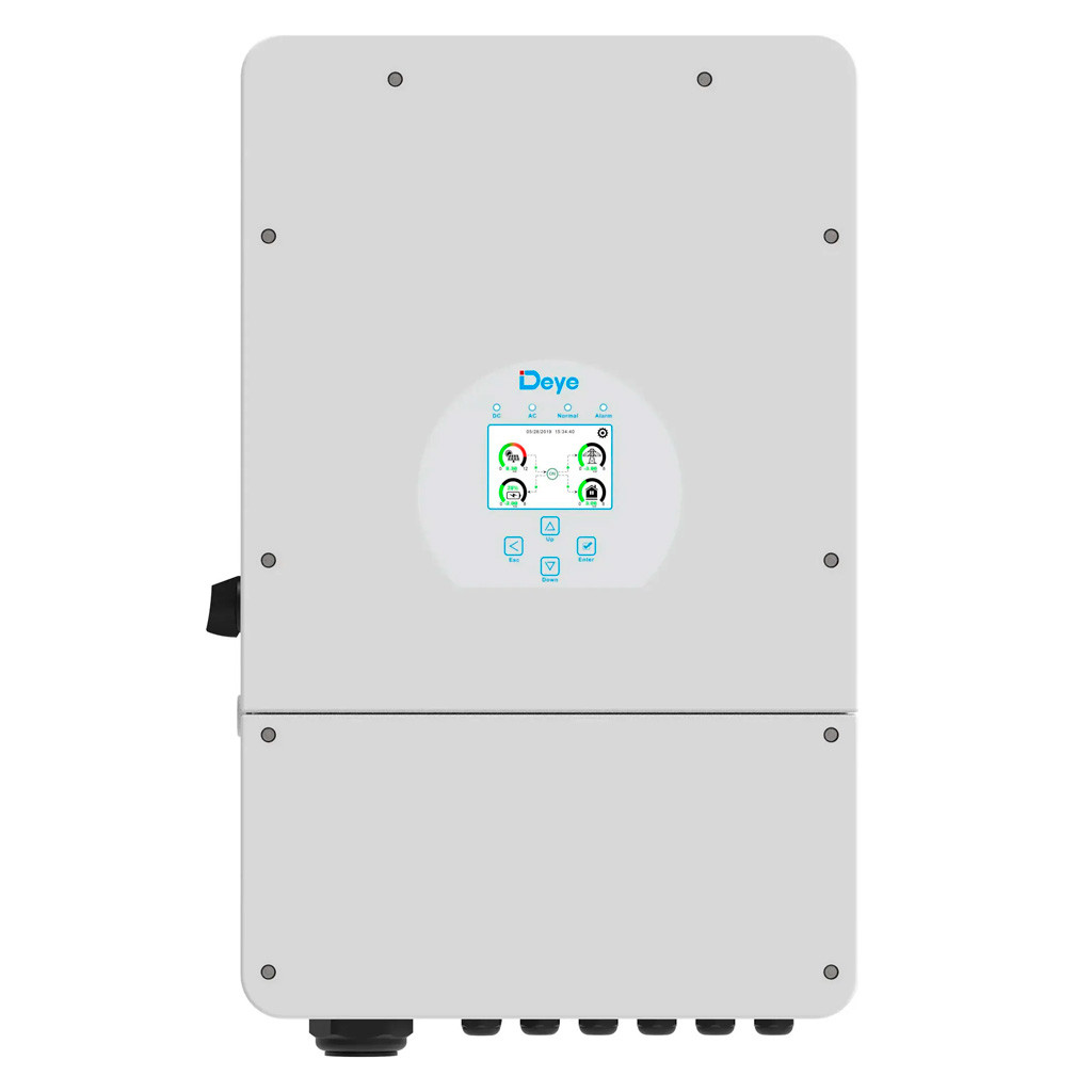 Гибридный инвертор Deye SUN-8K-SG01LP1-EU, 48 В, 8000 Вт, 1 фаза ...