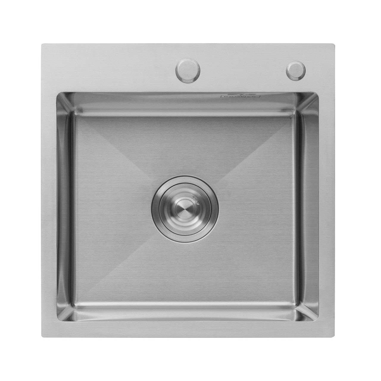 Кухонна мийка Kroner KRP Gebürstet - 4545HM (3.0/1.0 мм), фото 1