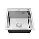 Кухонна мийка Kroner KRP Gebürstet - 4545HM (3.0/1.0 мм), фото 5