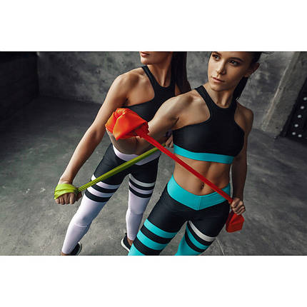 Стрічка-еспандер для спорту та реабілітації SportVida Flat Stretch Band 200 х 15 см 1-5 кг SV-HK0184 Poland, фото 2