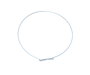 Хомут (наружный) манжеты люка для стиральной машины LG 2W20017C 4861EN3004A