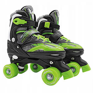 Роликові ковзани (квади) SportVida SV-LG0038 Size 35-38 Black/Green Poland