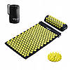 Килимок акупунктурний з валиком 4FIZJO Аплікатор Кузнєцова 72 x 42 см 4FJ0086 Black/Yellow Poland, фото 7