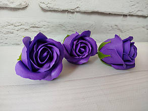 Мильна троянда темно-фіолетова 5 см