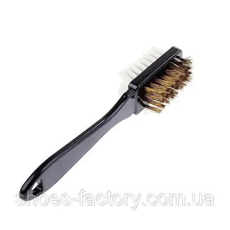 Щітка для замші та нубука з гумкою подвійна, фото 1