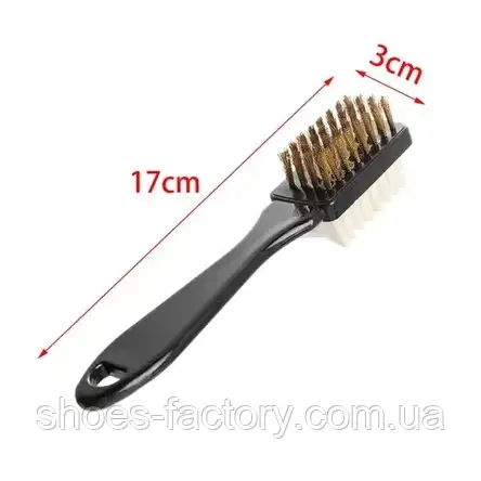 Щітка для замші та нубука з гумкою подвійна, фото 2