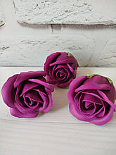 Мильна троянда бордова 5 см