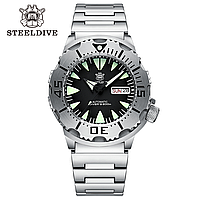 STEELDIVE SD1984 MONSTER 42MM 20ATM(200M) SEIKO NH36A BLACK DIAL (В СТИЛЕ SEIKO PROSPEX MONSTER SRPH75K1)