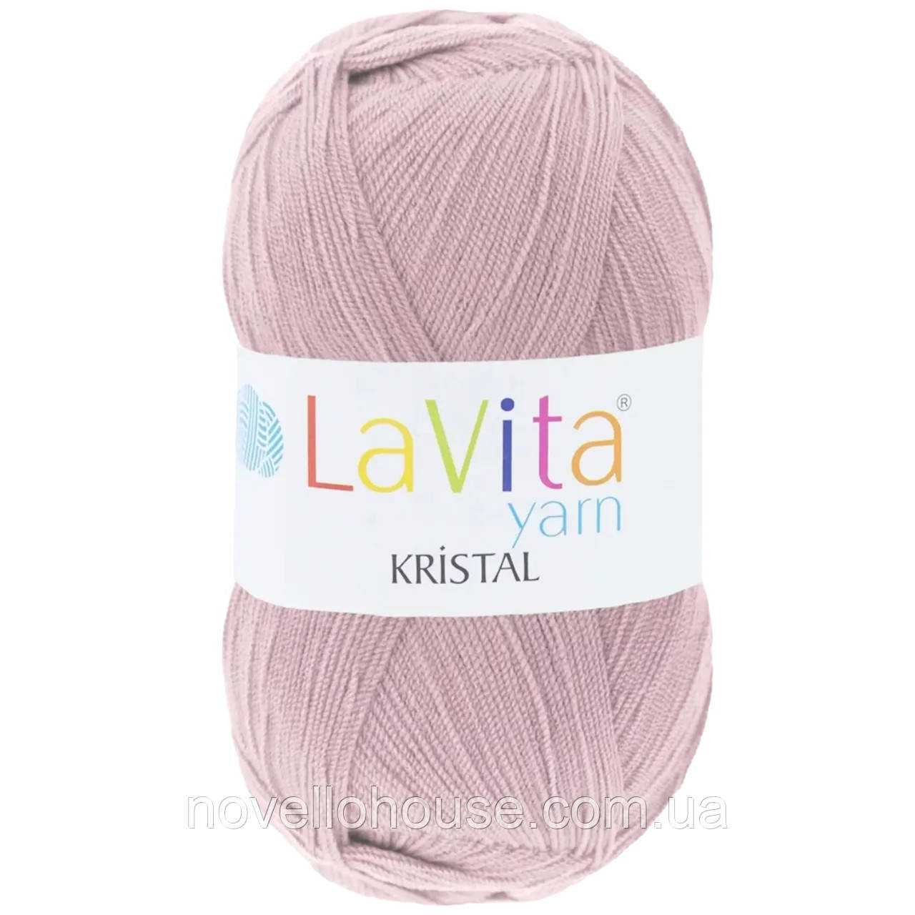LaVita KRISTAL (Кристал) № 4142 пудра (Пряжа акрил, нитки для в'язання)