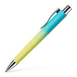 Ручка кулькова Faber-Castell POLY BALL Summer Sunrise ХВ (1,0 мм) автомат., каучуковий корпус, синя, 241108