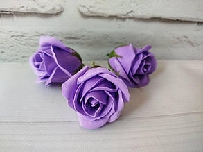 Мильна троянда лавандова 5 см