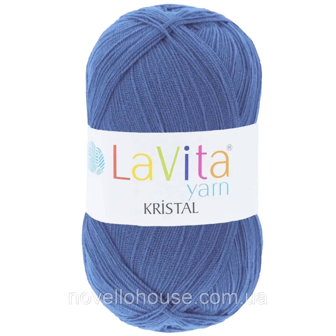 LaVita KRISTAL (Кристал) № 5050 синій королівський (Пряжа акрил, нитки для в'язання)