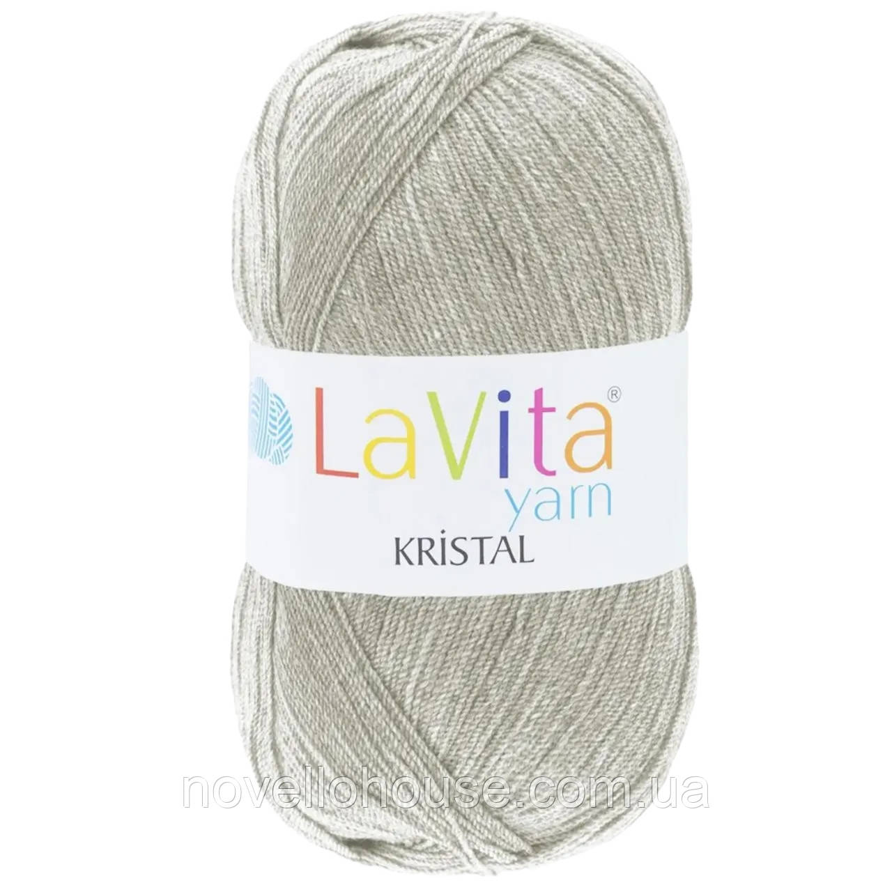 LaVita KRISTAL (Кристал) № 9790 сірий меланж (Пряжа акрил, нитки для в'язання)