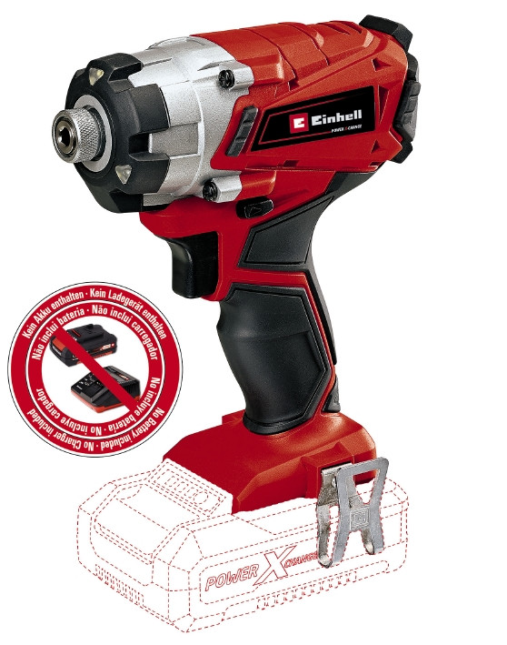 Шуруповерт акумуляторний ударний Einhell TE-CI 18/1 Li - Solo (4510034)