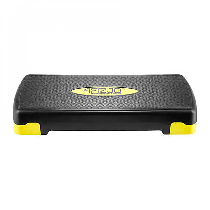 Степ-платформа 2-ступенева 4FIZJO 4FJ0176 Black/Yellow Poland, фото 3