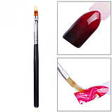 Пензель для омбре (градієнта) для дизайну нігтів, 1шт, фото 3