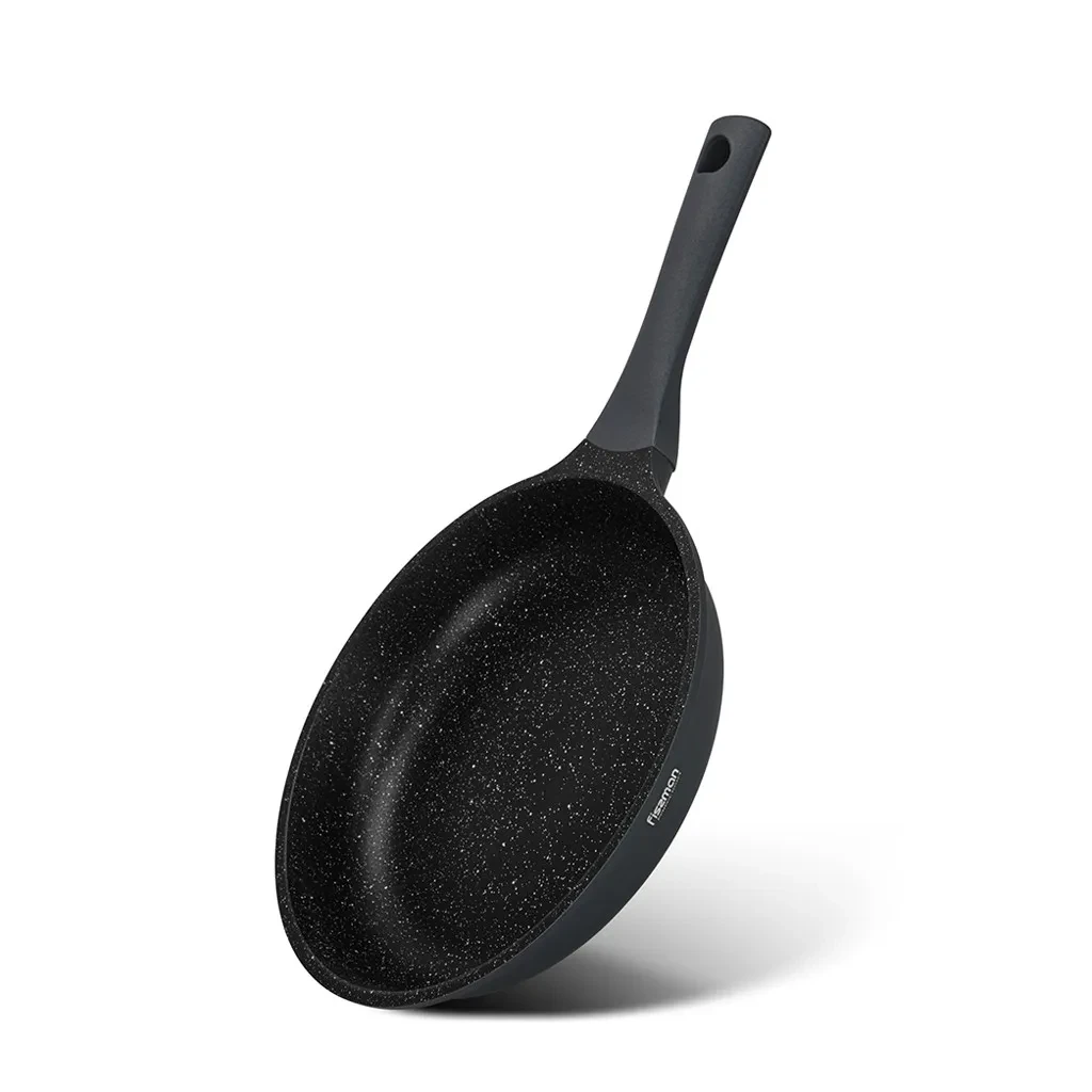 Сковорода для смаження "Fredo" 26х5.5 см алюмінієва з антипригарним покриттям Marble Fissman, фото 1