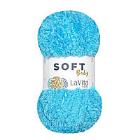 LaVita BABY SOFT (Бейбі Софт) № 5801 синій (Пряжа, нитки для в'язання)