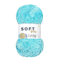 LaVita BABY SOFT (Бейбі Софт) № 5052 блакитний (Пряжа, нитки для в'язання)