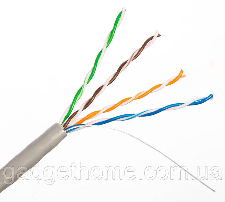 ТОП! Віта пара UTP CAT-5 HIGH-NET(4*2*0.5mm), 1 м - (gHome), фото 1
