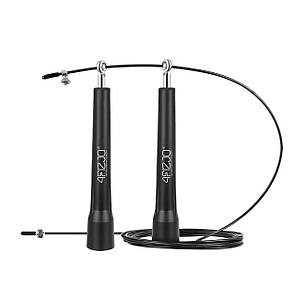 Скакалка швидкісна для кросфіту 4FIZJO Standard+ 4FJ0183 Black Poland