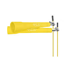 Скакалка швидкісна для кросфіту 4FIZJO Standard+ 4FJ0184 Yellow Poland, фото 3