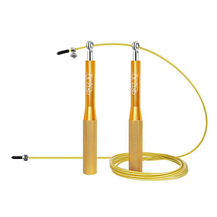 Скакалка швидкісна для кросфіту 4FIZJO Speed Rope 4FJ0185 Gold Poland, фото 1