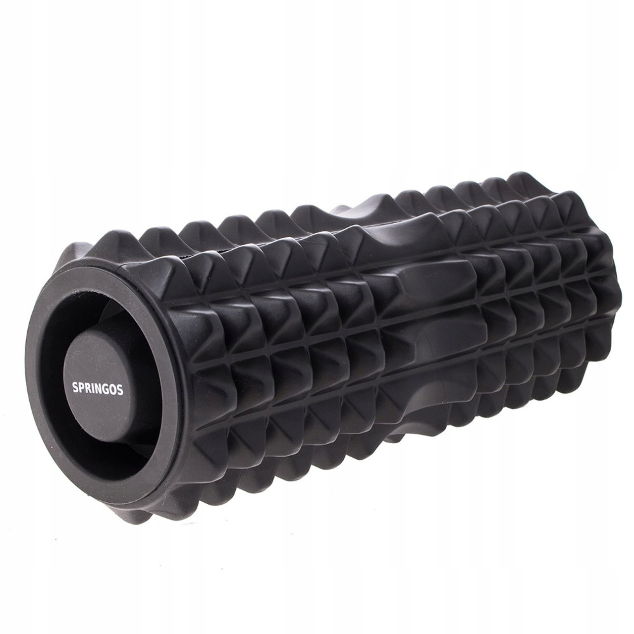 Масажний ролик (валик, ролер) Springos 33.5 x 13.5 см FR0006 Black Poland