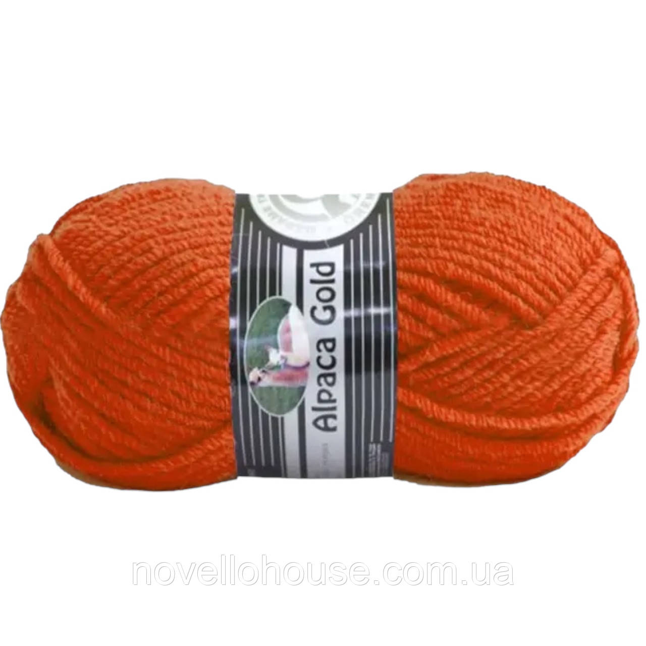 Madame Tricote Paris ALPACA GOLD (Альпака Голд) № 107 рудий (Вовняна пряжа, нитки для в'язання)