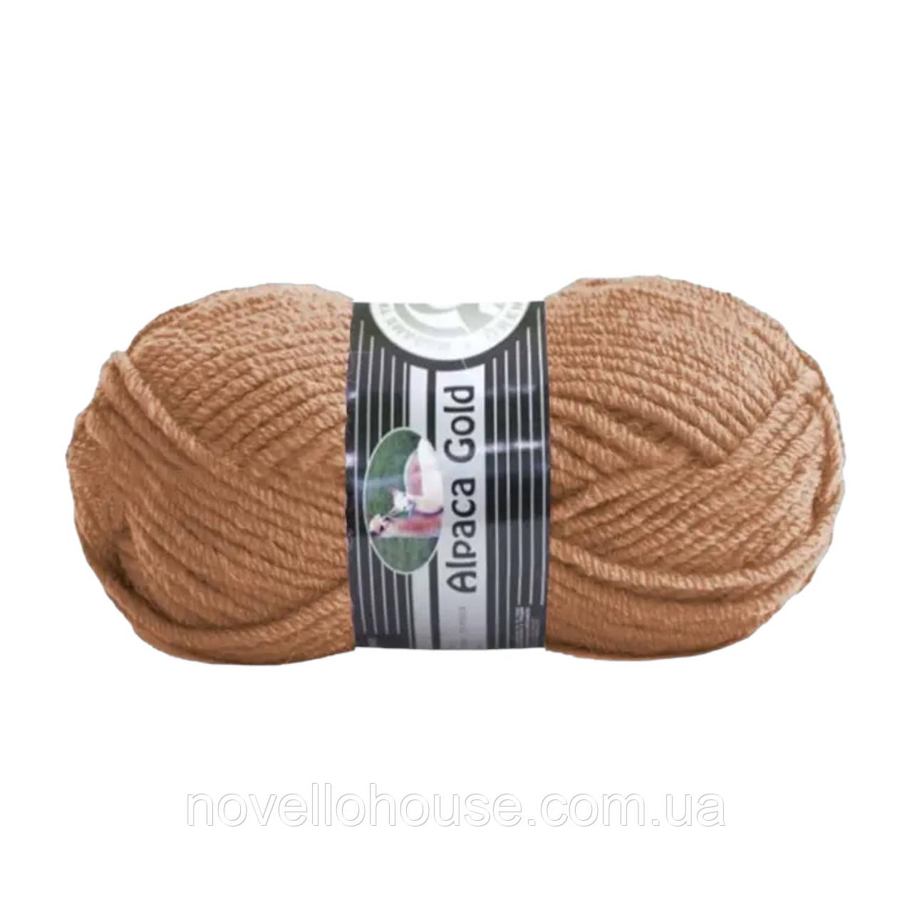 Madame Tricote Paris ALPACA GOLD (Альпака Голд) № 046 темний беж (Вовняна пряжа, нитки для в'язання)