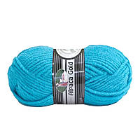 Madame Tricote Paris ALPACA GOLD (Альпака Голд) № 025 бірюза (Вовняна пряжа, нитки для в'язання)