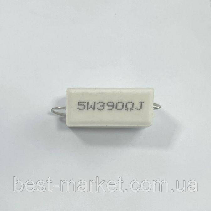 Резистор керамічний 5W 390 Ом