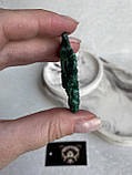Малахіт плісовий натуральний необроблений натуральний малахіт камінь., фото 6