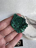 Малахіт плісовий натуральний необроблений натуральний малахіт камінь., фото 5